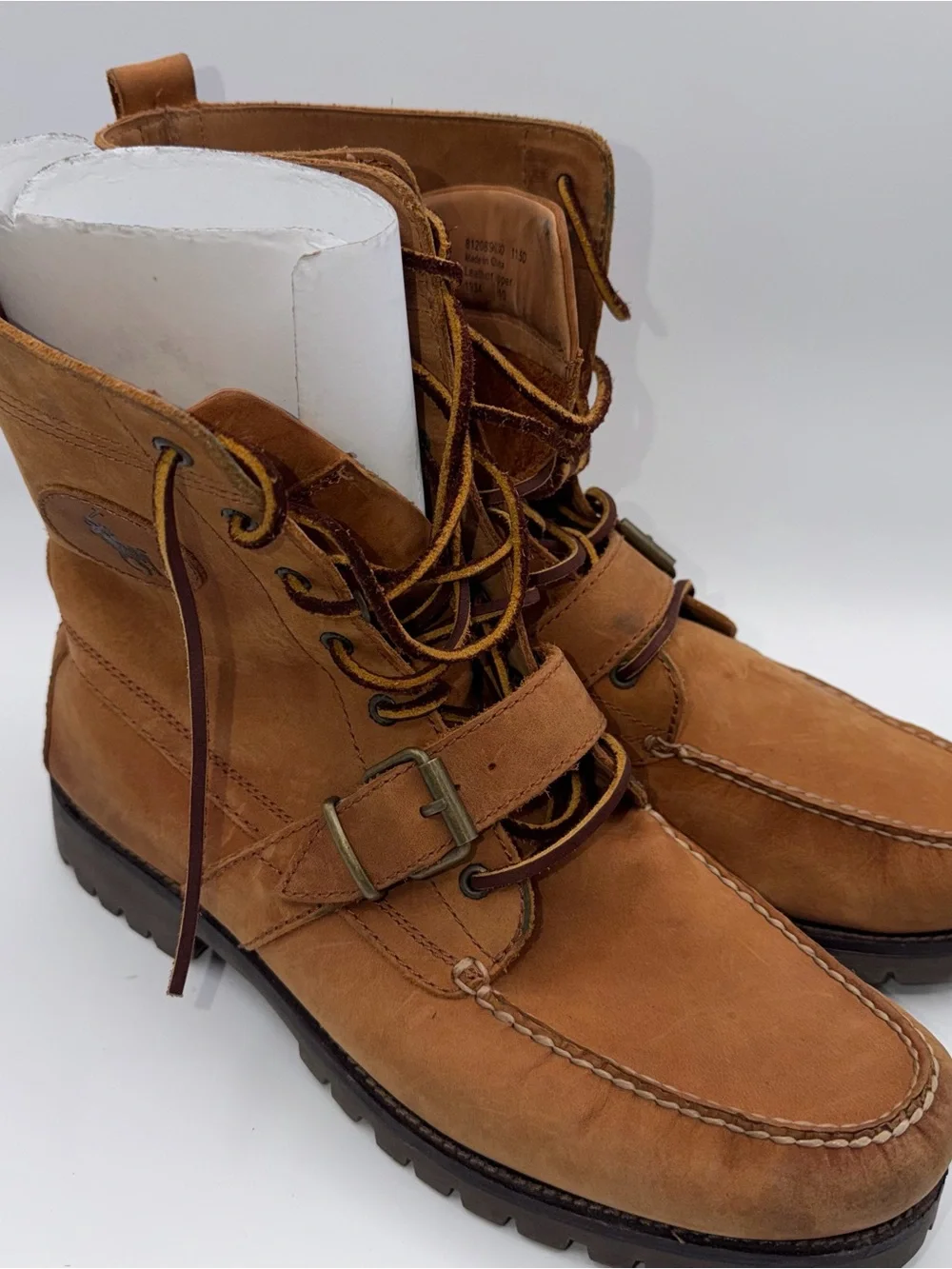 Polo Ralph Lauren Ranger Boots Tan Size 11.5D 812089030